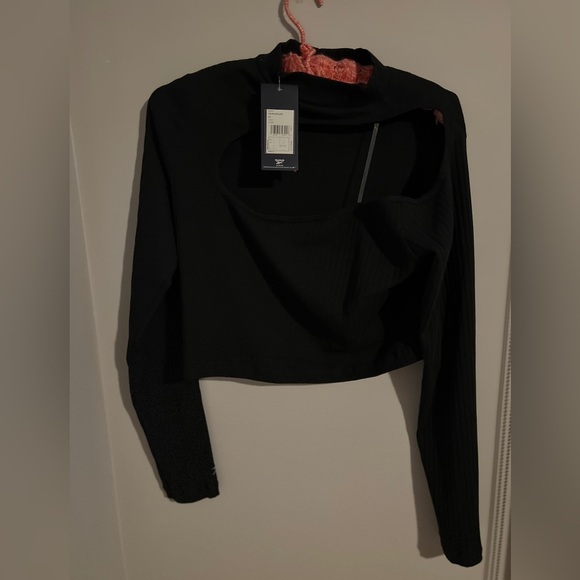 Reebok Yoga Rib Long Sleeve Top NWT L - Picture 1 of 6